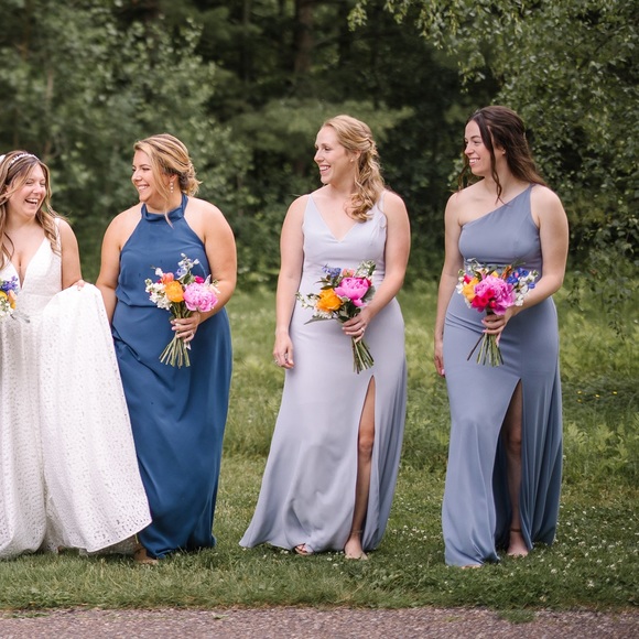 Jenny Yoo light blue bridesmaids dress. - Picture 4 of 4